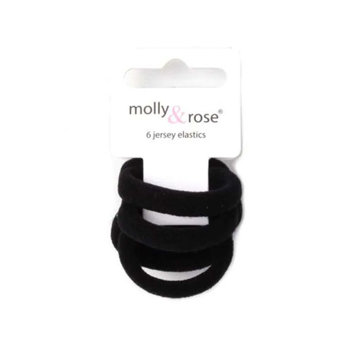 Picture of ELASTIC BANDS BLACK 7MM 6 PACK